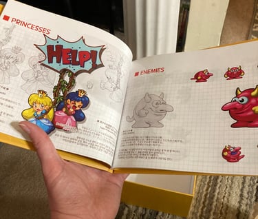 Snow Bros. Special Collector's Edition Art Book Interior