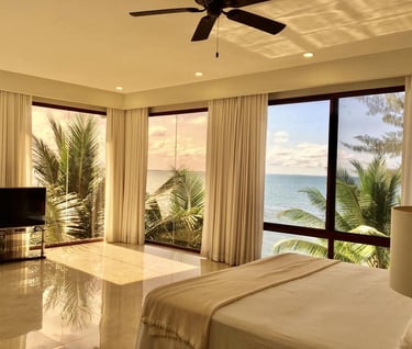 alojamiento de lujo vista al mar, snorkeling playa y buceo en Hotel Paraiso, Omoa