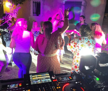Anniversaire en terrain privé DJ Son et Lumières