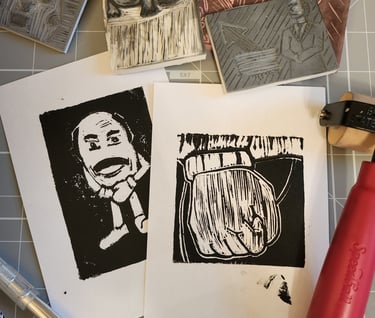 linocut memes