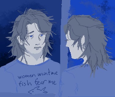 key art for keepless nights (women want me fish fear me)