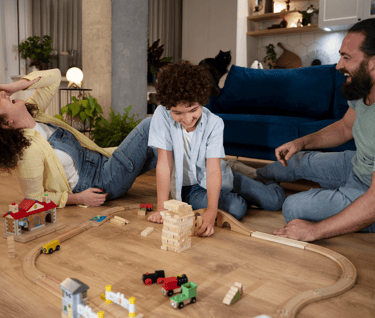 jeux enfants et parents