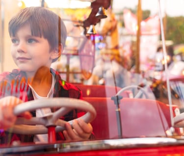 Enfant parcs d'attractions
