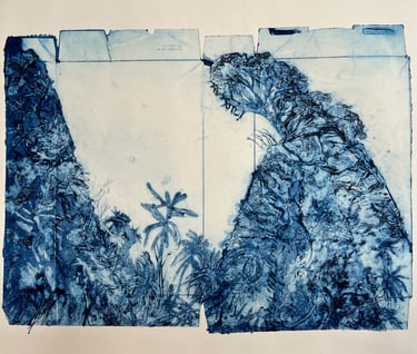 The Overseer - collagraph