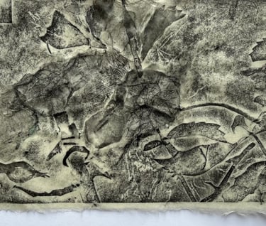 Graphite imprint: Rosa original experiment