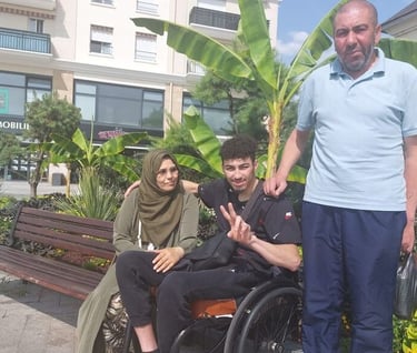 Mohamed, agé de 21 ans, handicapé suite à une agression à Sartrouville 