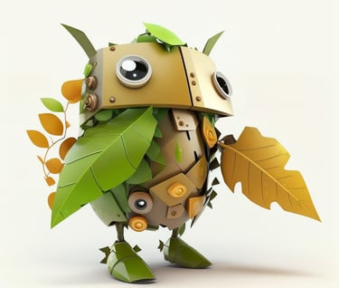Eco-Bot avatar AI mascot for OCFS