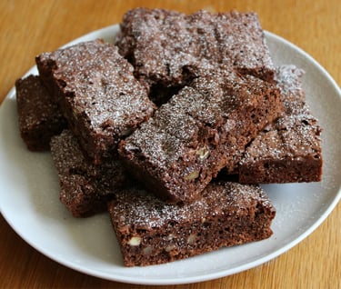 brownies de chocolate