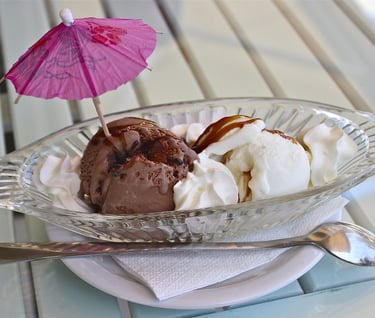 helado de vainilla