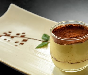 tiramisú en vaso