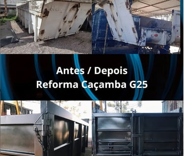 a group of three different types of garbage bins