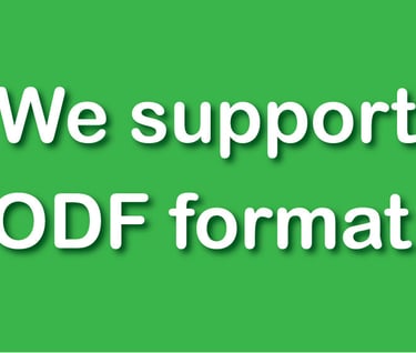 we-support-odf-fromat