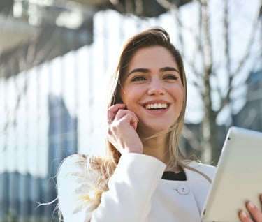 Growth mindset Happy Woman