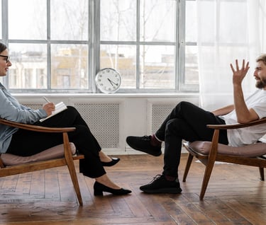 Discuss any worries with someone you trust in order to improve mental health