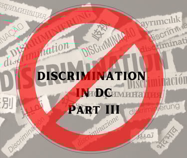 Anti-discrimination laws in DC