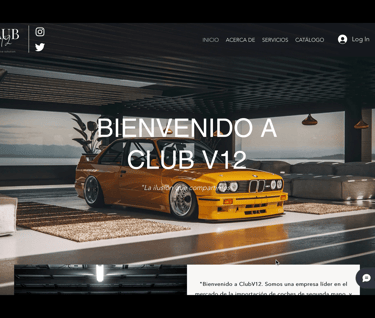Diseño web para empresa de importación de coches | Seijaku Agency