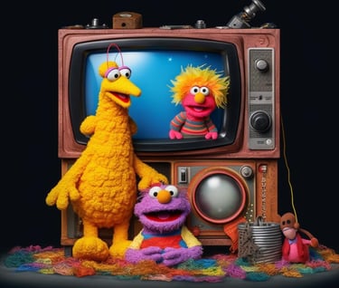 a sesame - themed tv show with sesame - o - ramamati characters