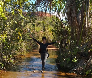 Fervedouro, fazenda rio vermelho,  ecoturismo Mambaí , turismo aventura , Lagoa do Léo