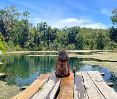 Fervedouro, fazenda rio vermelho,  ecoturismo Mambaí , turismo aventura , Lagoa do Léo