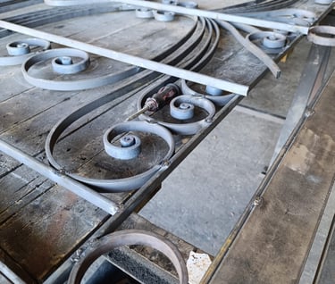 PORTE FER FORGÉ CASABLANCA MAROC MAF METAL