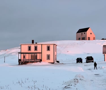 La Blanche de l'Ouest et Les Rochers en hiver