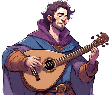 a man with a guitar and a guitar
