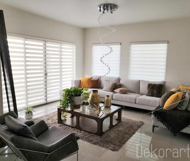 Decoración con persianas Sheer elegance