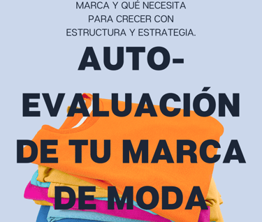 Portada del ebook ‘Autoevaluación de tu marca’, herramienta práctica de Karen Sánchez Consulting que ayuda a diseñadores de m