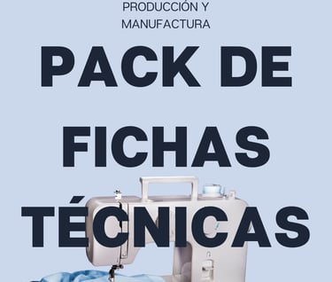 Portada del ebook ‘Pack de Fichas Técnicas’ creado por Karen Sánchez Consulting, una herramienta práctica para diseñadores de