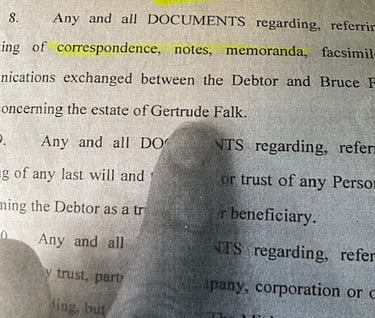 hypocrisy of Johnathan Human is that he stole from Maxwell Falk