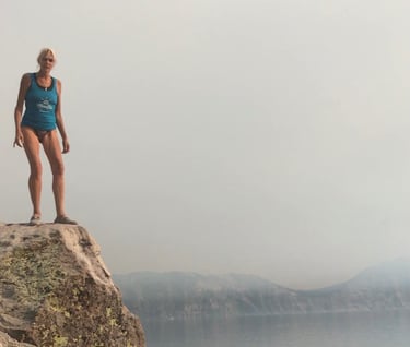 Cliff diving cliff jumping freestyle Oregon