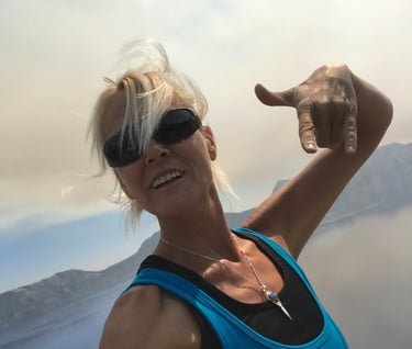 Universal Peace Sign at Crater Lake