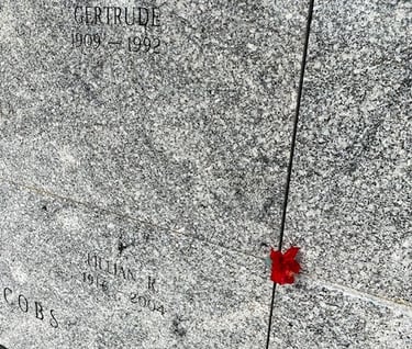 Grave of Gertrude Falk