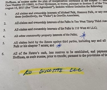 Or maybe Bill Willitts left out is Attachment A disorder