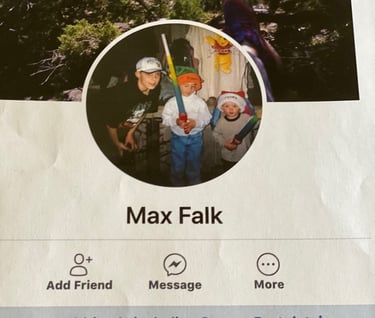 Max Falk's Facebook Cover Post