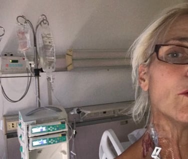 Shannon Falk in the ICU June 4 after 9 points magnesium poisoning