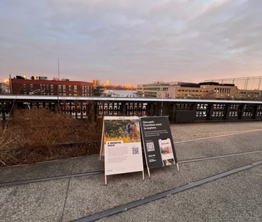 Sunrise on NYC's High Line
