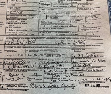 Marriage of Shannon and Michael Falk