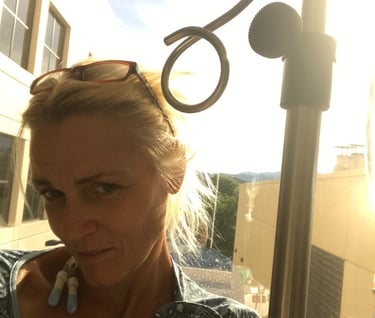 Shannon Falk in hospital June 2014