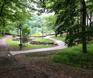 Pathway at Letchworth State Park New York