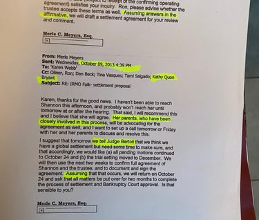 Yeah go to Judge Bertolli in Santa Rosa