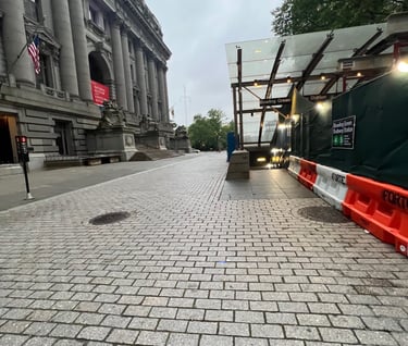 Permits on Bowling Green are a Regular NYC thing