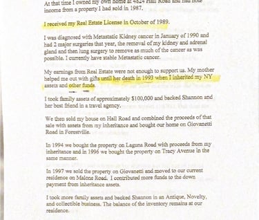 Michael Falk misidentifying the day his mother Gertrude Falk died