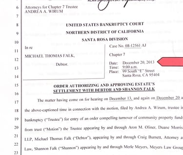 When a California SHANNON FALK Divorce Winds New York Property into a Federal Case