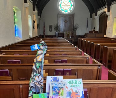 Alone inside Union Church Pocatino New York