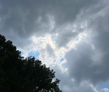 Kiss the sky outside of Union Church of Pocatino