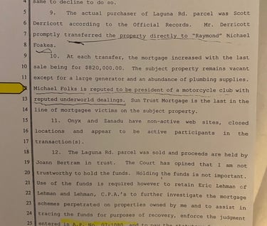 Pays well to write off Michael Falk crime