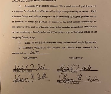 Jun 2, 2004 Property Agreement