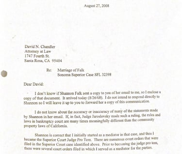 Bill Doty lying to David Chandler