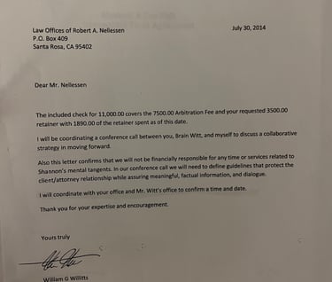 Focus Bob, it's all about what's in Shannon Falk's head.